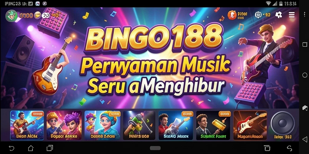 Gameplay BINGO188 yang seru dan mengasyikkan dalam permainan musik.