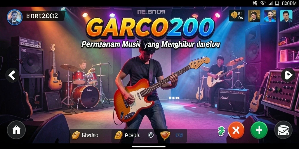 Tampilan gameplay GARCO200 yang seru dan interaktif.
