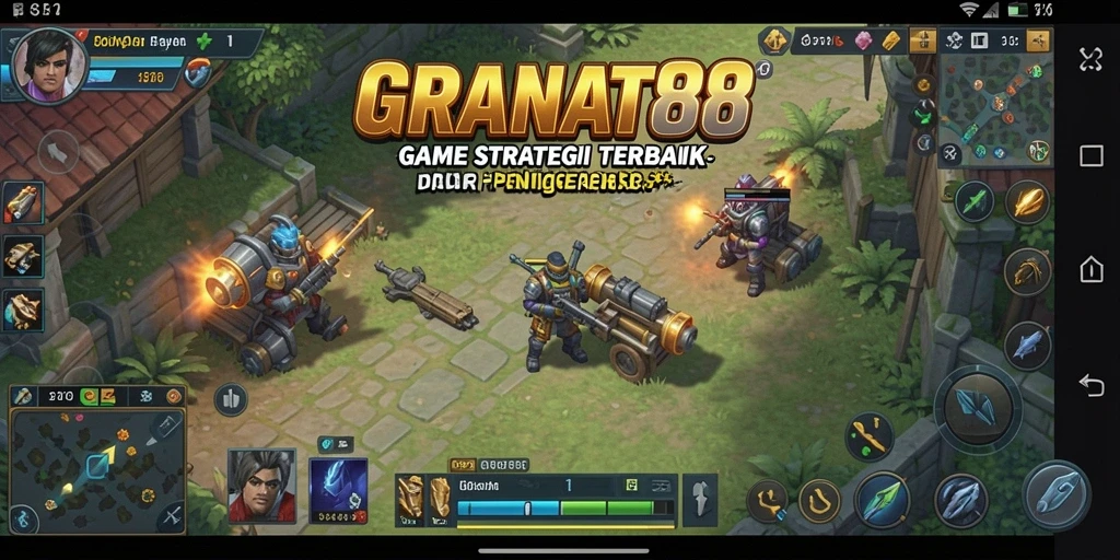 Tampilan gameplay mendebarkan di dunia SLG yang mendalam.