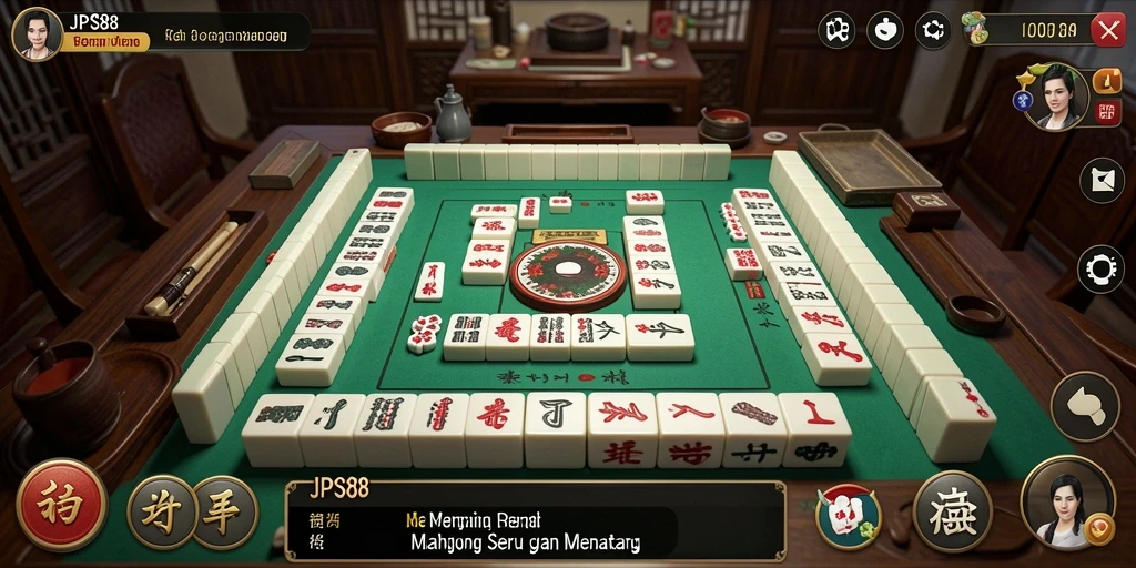 Gameplay intens dan seru di JPS88 Mahjong.