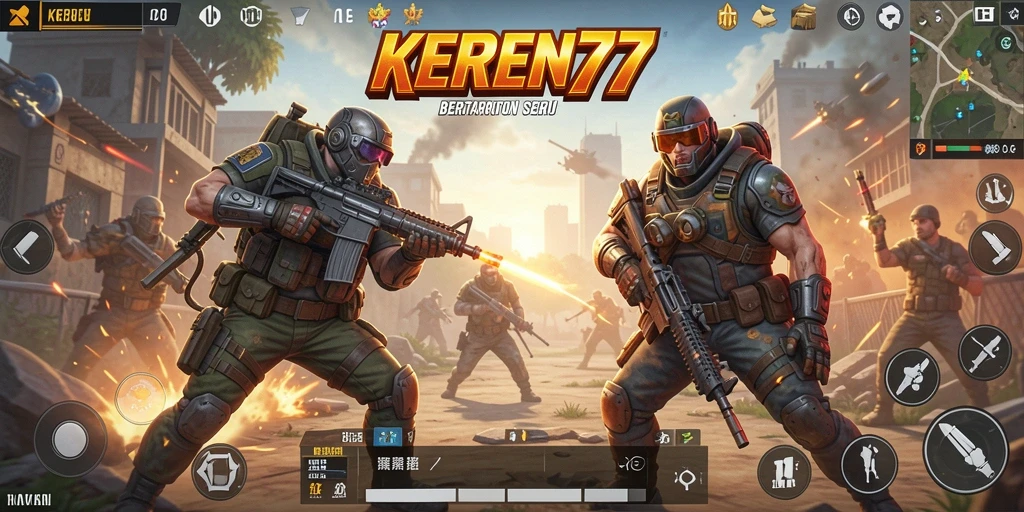 Gameplay seru KEREN77 yang menantang dengan grafik memukau.