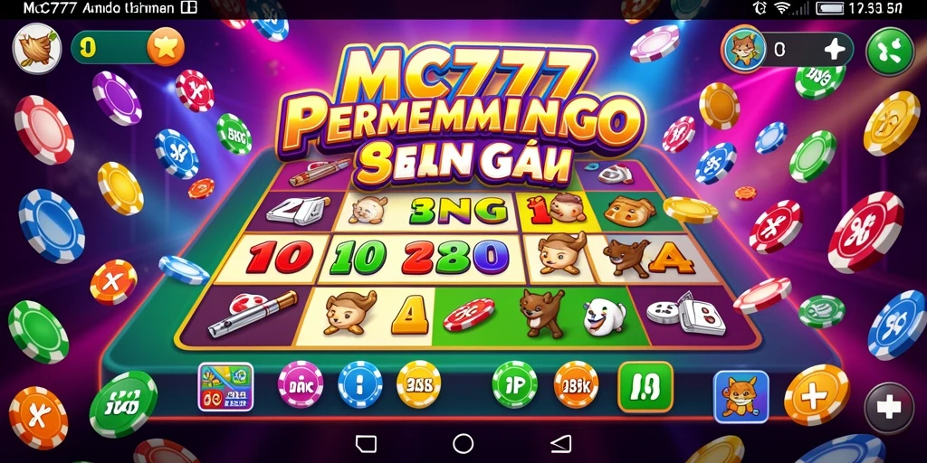 Screenshot gameplay Bingo di MC777 menunjukkan keseruan dan interaksi antar pemain.