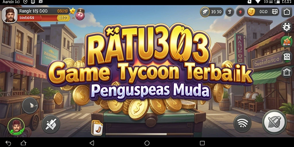 Tangkapan layar menampilkan gameplay seru dari RATU303 yang penuh strategi bisnis.